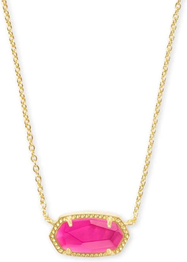 Kendra Scott Elisa Pendant Necklace for Women, Fashion Jewelry, 14k Gold-Plated - Image 1