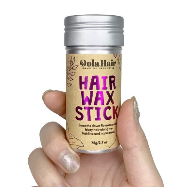 Dolahair Hair Wax Stick - Flyaway Control and Styling Pomade for Kids, Women, and Men - Hair Bun Maker and Accessorie (1 Pack of Wax) - Image 6
