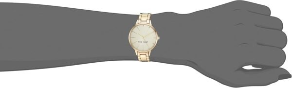 Nine West Women's Crystal Accented Bracelet Watch - Image 3