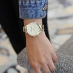 Nine West Women's Crystal Accented Bracelet Watch - Image 2