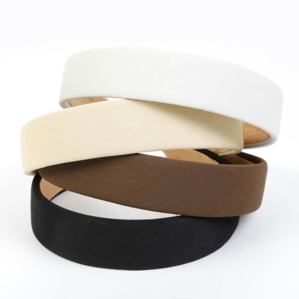 Headbands for Women Non Slip Trendy Headbands for Women’s Hair 1 inch Wide Cute Headband for Girls, Fall Head Bands Elastic Hair Bands for Womens Fashion Accessories for Women 4PCS - Image 2
