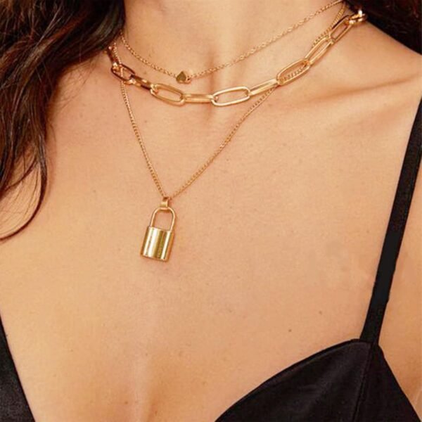NEWITIN 69 Pieces Gold Jewelry Set for Women Fashion Costume Jewelry Gold Plated Necklace Bracelet Earrings Set for Women - Image 4