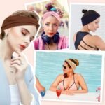 12 Pcs Stretchy Headbands for Women, Absorbed Sport Headband Soft Twist Knotted Headbands for Daily Life Yoga Workout - Image 6