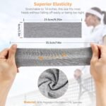 Headbands for Women Non Slip - 7PCS Fashion Sports Hair Bands for Women's Hair, Soft Cotton Cloth Stretchy Headbands for Women for Workout Yoga Running - Image 2