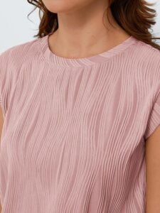 LILLUSORY Dressy Casual Blouses for Women 2025 Summer Trendy Tops Cap Short Sleeve T-Shirts Cute Shirt Work Clothes Spring - Image 5