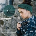 12 Pcs Stretchy Headbands for Women, Absorbed Sport Headband Soft Twist Knotted Headbands for Daily Life Yoga Workout - Image 4