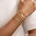 Gold Bracelets for Women,Dainty Bracelets Set for Women Trendy, Gold Bracelets Stack With Beaded, Cuban, Paperclip, Heart, Snake, Rope, Pearl, Cross, Hand Chain, Silver Jewelry Gifts for Women - Image 8