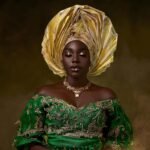 Nigerian Women's hat Folding Fan African Headscarf hat,Auto Gel Headwear,Suitable for Weddings,Parties,Special - Image 5