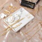 IFKM 36 PC Gold Plated Jewelry Set with 4 Necklace, 11 Bracelet, 7 Ear Cuffs Earring, 14 Knuckle Rings for Women Girls Valentine Anniversary Birthday Friendship Gift - Image 8