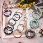 LOYALLOOK 6 Sets Bohemian Stackable Bead Bracelets for Women Stretch Bohemian Style Stretch Multilayered Boho Bracelet Set - Image 7