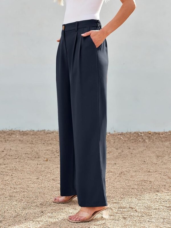 LILLUSORY Wide Leg Dress Pants Women's High Waisted Dressy Trousers - Image 3