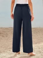 LILLUSORY Wide Leg Dress Pants Women's High Waisted Dressy Trousers - Image 5