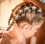 10 Pcs Small Mini Pearl Claw Clips with Flower Design, Sweet Artificial Bangs Clips Decorative Hair Accessories for Women Girls - Image 4