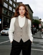 GRACE KARIN Women's Suit Vest Top, Dressy Casual Sleeveless Button Wasitcoat, Fromal Steampunk Blazer For Work Office - Image 4