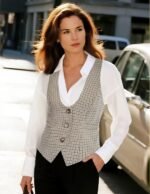 GRACE KARIN Women's Suit Vest Top, Dressy Casual Sleeveless Button Wasitcoat, Fromal Steampunk Blazer For Work Office - Image 6