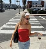 TERSE Fashion Women's Headbands for Short Hair Non Slip Elastic Floral Hairbands, Soft Fabric 2 Inches Thick Stripe Head Bands for Girls, Valentine's Day Heart Headbands - Image 6